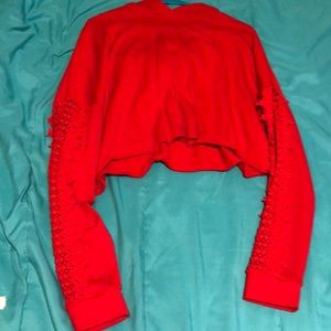 Crop top sweater!